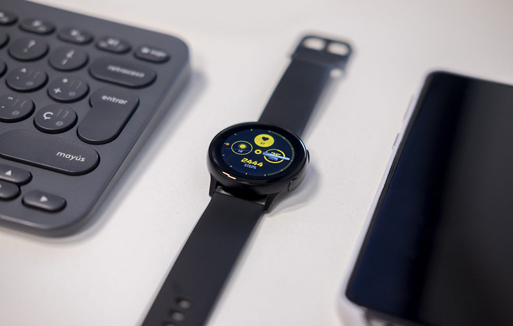 Smartwatch on desk