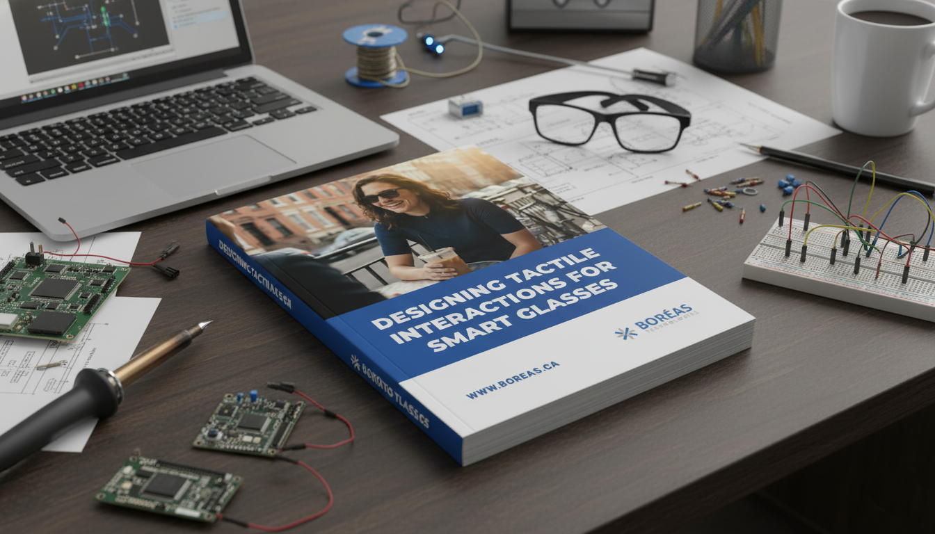 Whitepaper AI glasses on a desk Whitepaper AI glasses on a desk